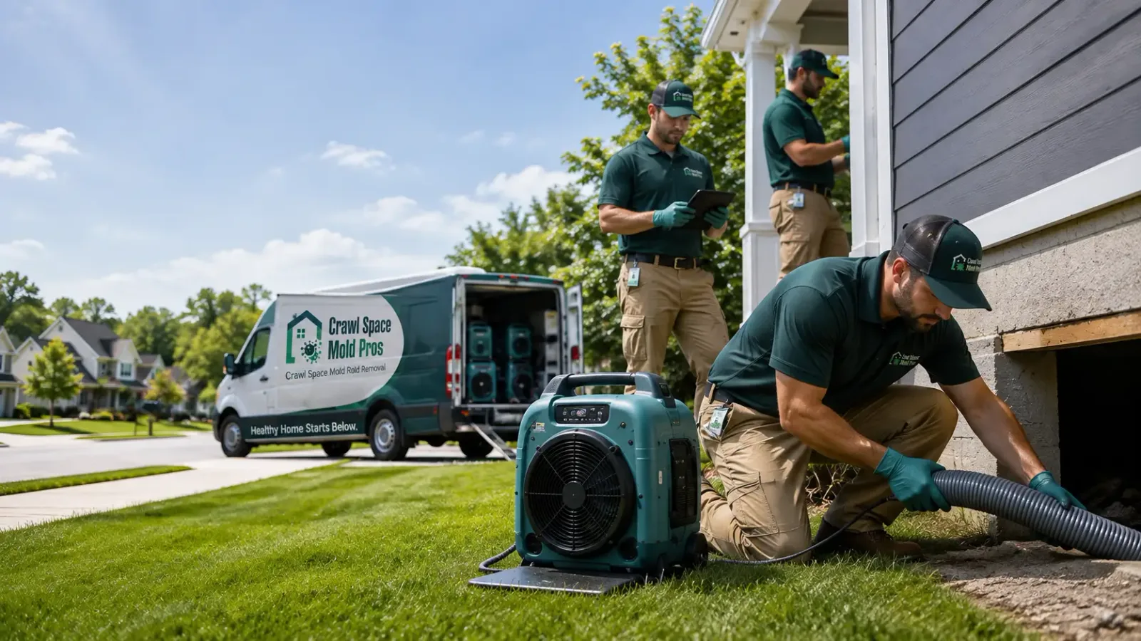 Crawl Space Mold Removal in La Crosse, IN